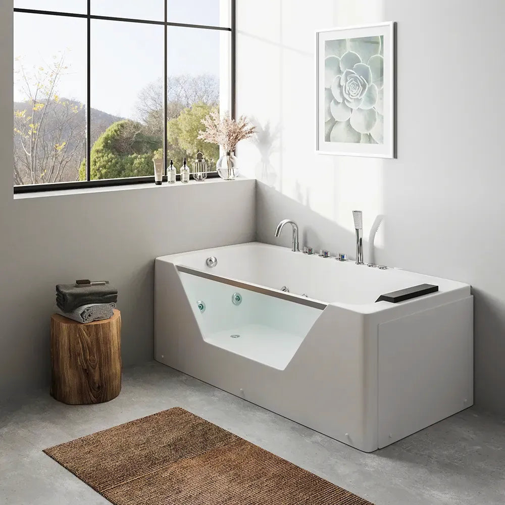 Vasca idromassaggio per interno 170x80 cm design moderno | Chill Eco