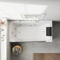 Vasca idromassaggio per interno 170x80 cm design moderno | Chill Eco