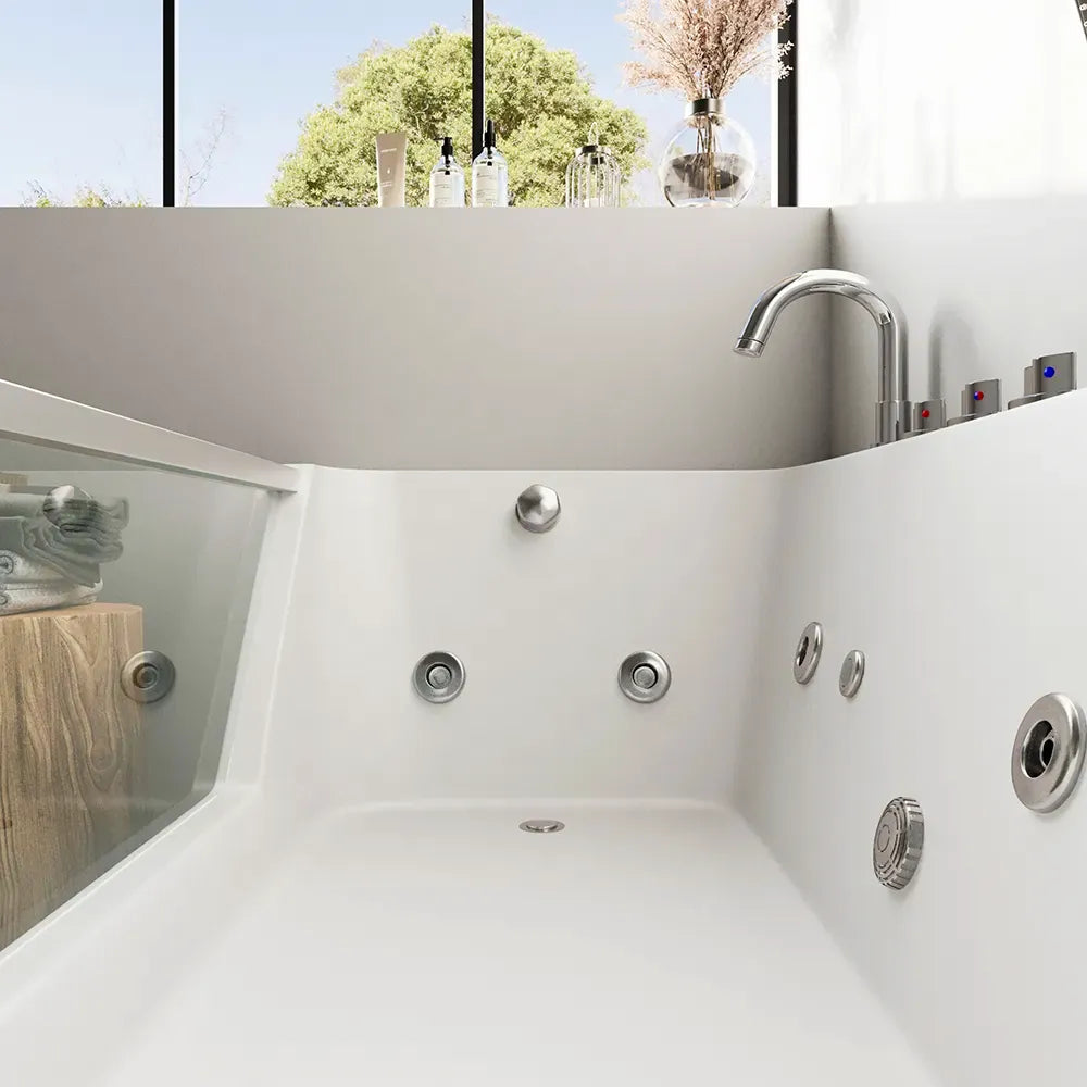 Vasca idromassaggio per interno 170x80 cm design moderno | Chill Eco