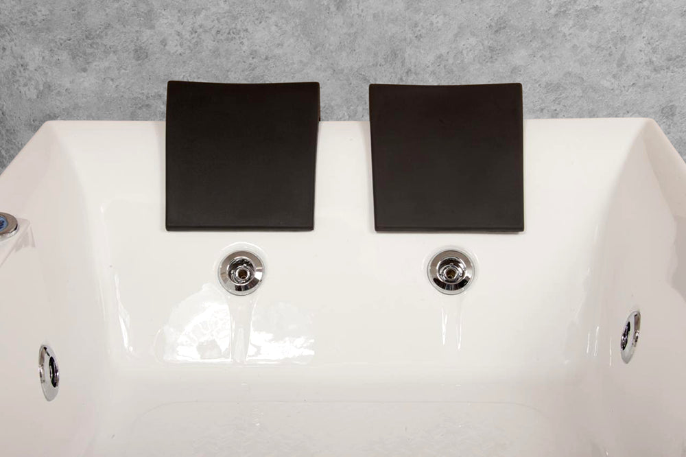 Vasca idromassaggio 185x123 cm da interno con idroterapia e cromoterapia | Imagine Eco