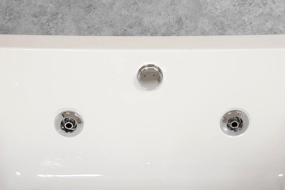 Vasca idromassaggio 185x123 cm da interno con idroterapia e cromoterapia | Imagine Eco