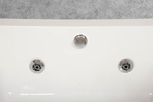 Vasca idromassaggio 185x123 cm da interno con idroterapia e cromoterapia | Imagine Eco