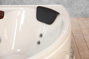 Vasca idromassaggio due posti 135x135 cm idroterapia e cromoterapia | Ocean Eco