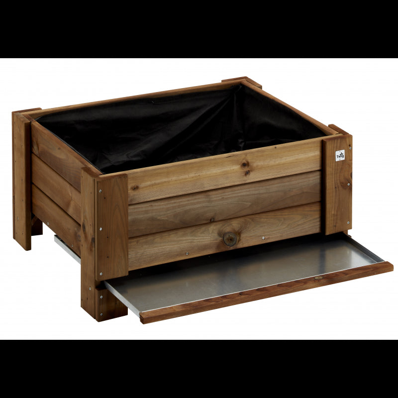 Vaschetta Metallica Per Giardiniera Piccola o Grande 75,5x38,8x2 cm ZB - Grande