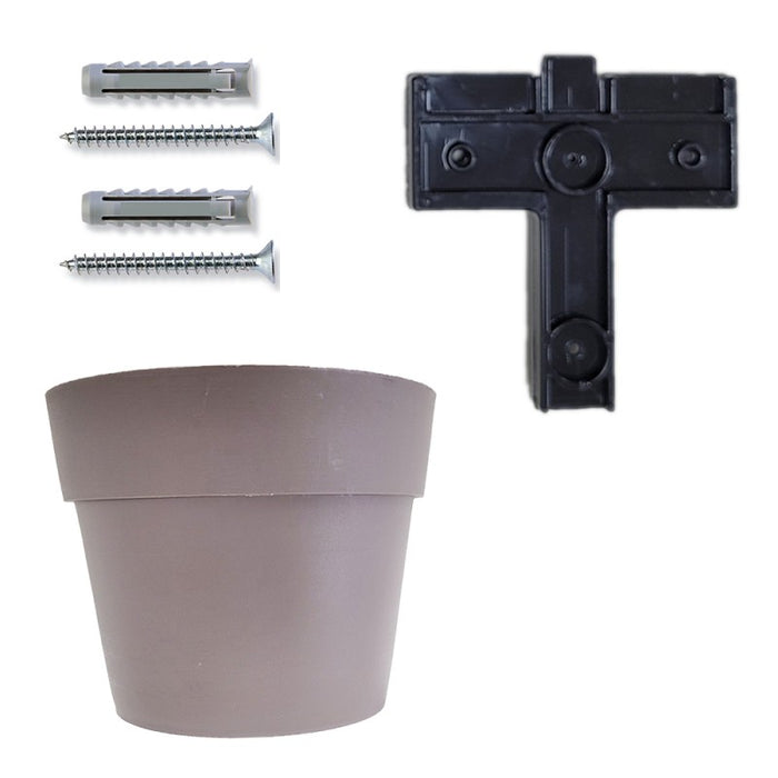 Vasetto Modular Cm 15X8 Tortora Tecnokit