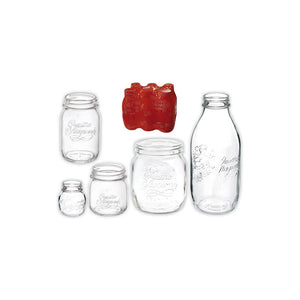 Vasi in vetro Quattro Stagioni 500 cc Ø70 mm – Confezione 6 pezzi – Per conserve e marmellate