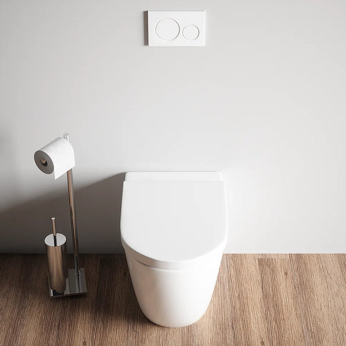 Vaso filo muro rimless traslato con sedile copri-wc softclose | Roma