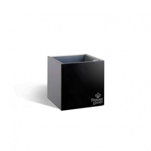 Vaso CUBICO 9x9x9 cm, con sistema di auto-irrigazione