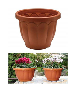 Vaso Fioriera Classico Diametro 30 Cm In Plastica Per Piante Fiori Da Esterno         