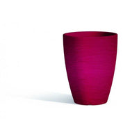 Vaso in Polimero Monacis Adone Round Rosso - Ø 30 cm. - h 38 cm.