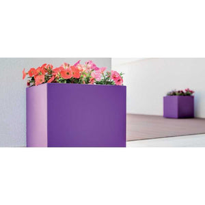 Vaso in Polimero Monacis Cube cm. 40X40X40 Ghiaccio