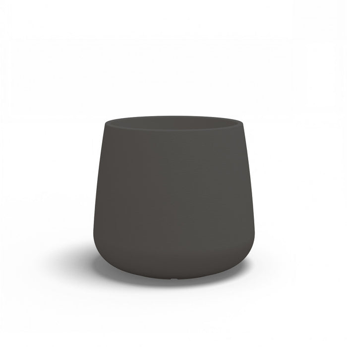 Vaso in Polimero Monacis Goccia Antracite- Ø 63 - h 55 cm.