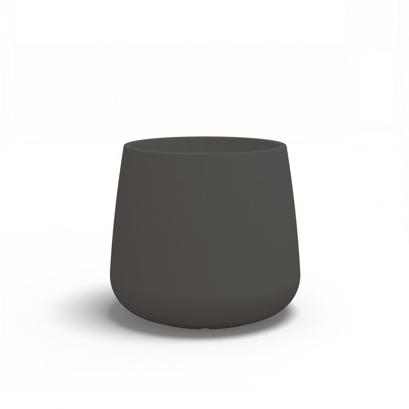 Vaso in Polimero Monacis Goccia Antracite- Ø 63 - h 55 cm.