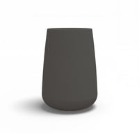 Vaso in Polimero Monacis Goccia Top Cromia Antracite Ø 54 - h 75cm.