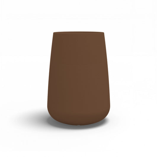 Vaso in Polimero Monacis Goccia Top Cromia Bronzo Ø 54 - h 75cm.