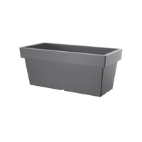 Vaso Lofly Case Rett.Grigio 38X18 H 16 Pplast
