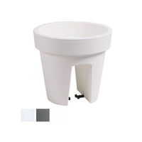 Vaso Lofly Railing Tondo Grigio 24 H 22 Pplast