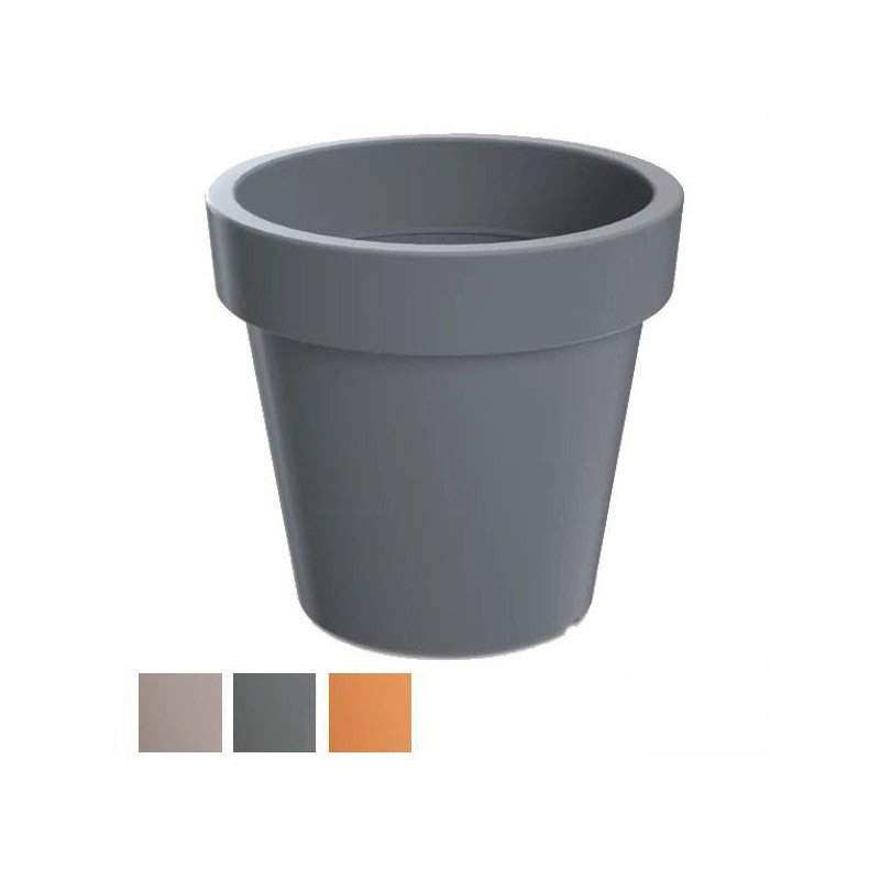 Vaso Lofly Tondo Tortora 13 H 12 Pplast