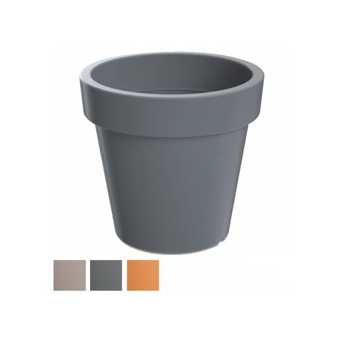 Vaso Lofly Tondo Tortora 13 H 12 Pplast