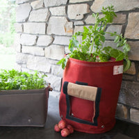 Vaso per Patate in tessuto BloemBagz  con tasca apribile frontale