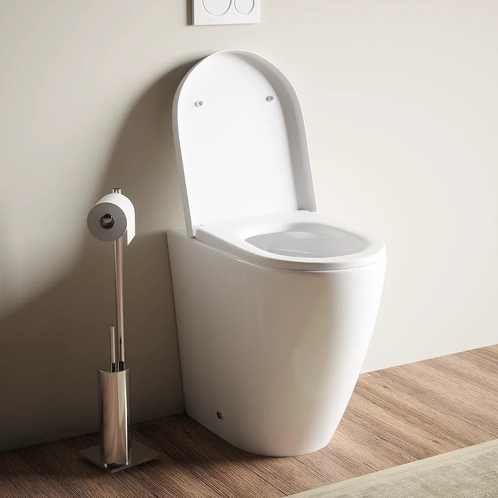 Vaso filomuro rimless h 50 cm con sedile soft-close | Roma Comfort