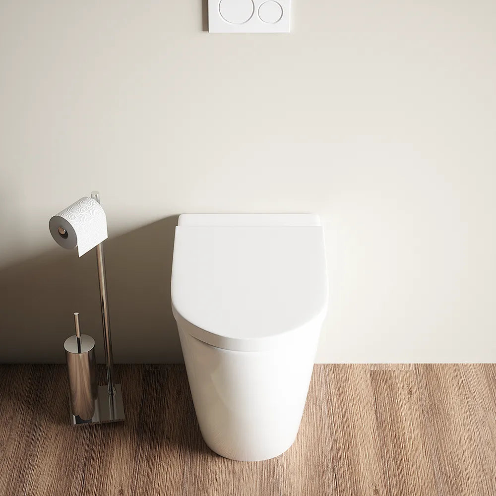 Vaso filomuro rimless h 50 cm con sedile soft-close | Roma Comfort