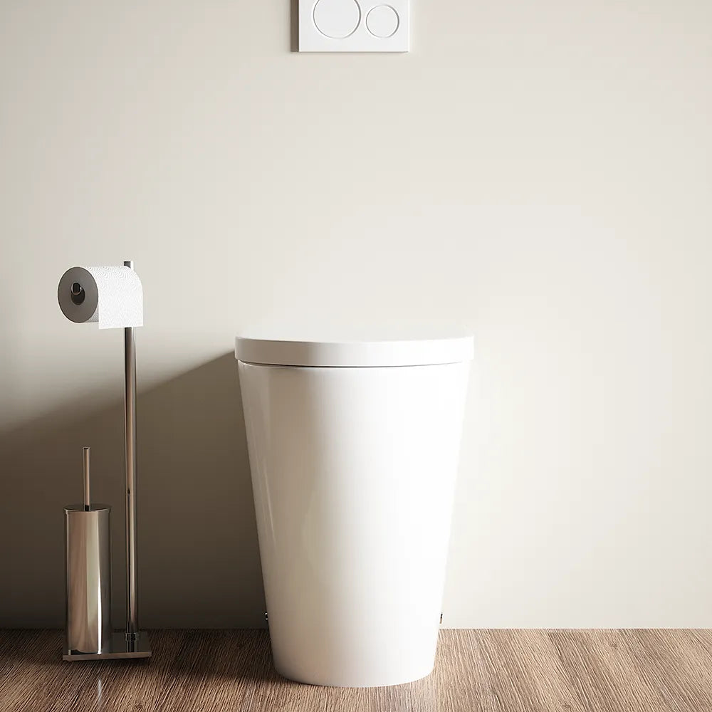 Vaso filomuro rimless h 50 cm con sedile soft-close | Roma Comfort