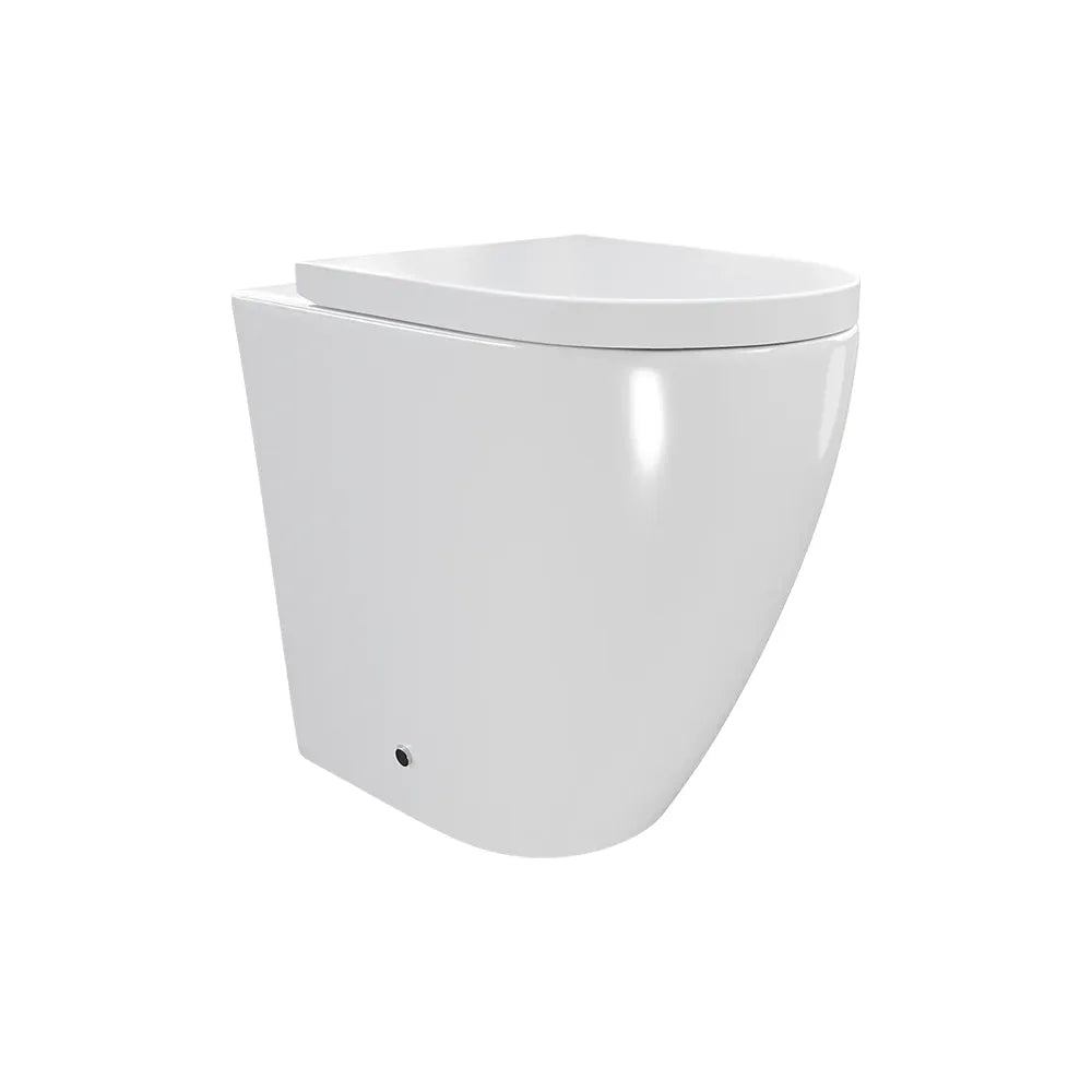 Vaso filomuro rimless h 50 cm con sedile soft-close | Roma Comfort
