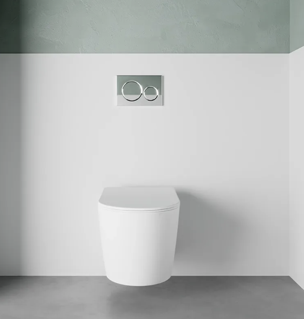 Vaso sospeso in ceramica bianco opaco con sedile soft-close GABRI Regos