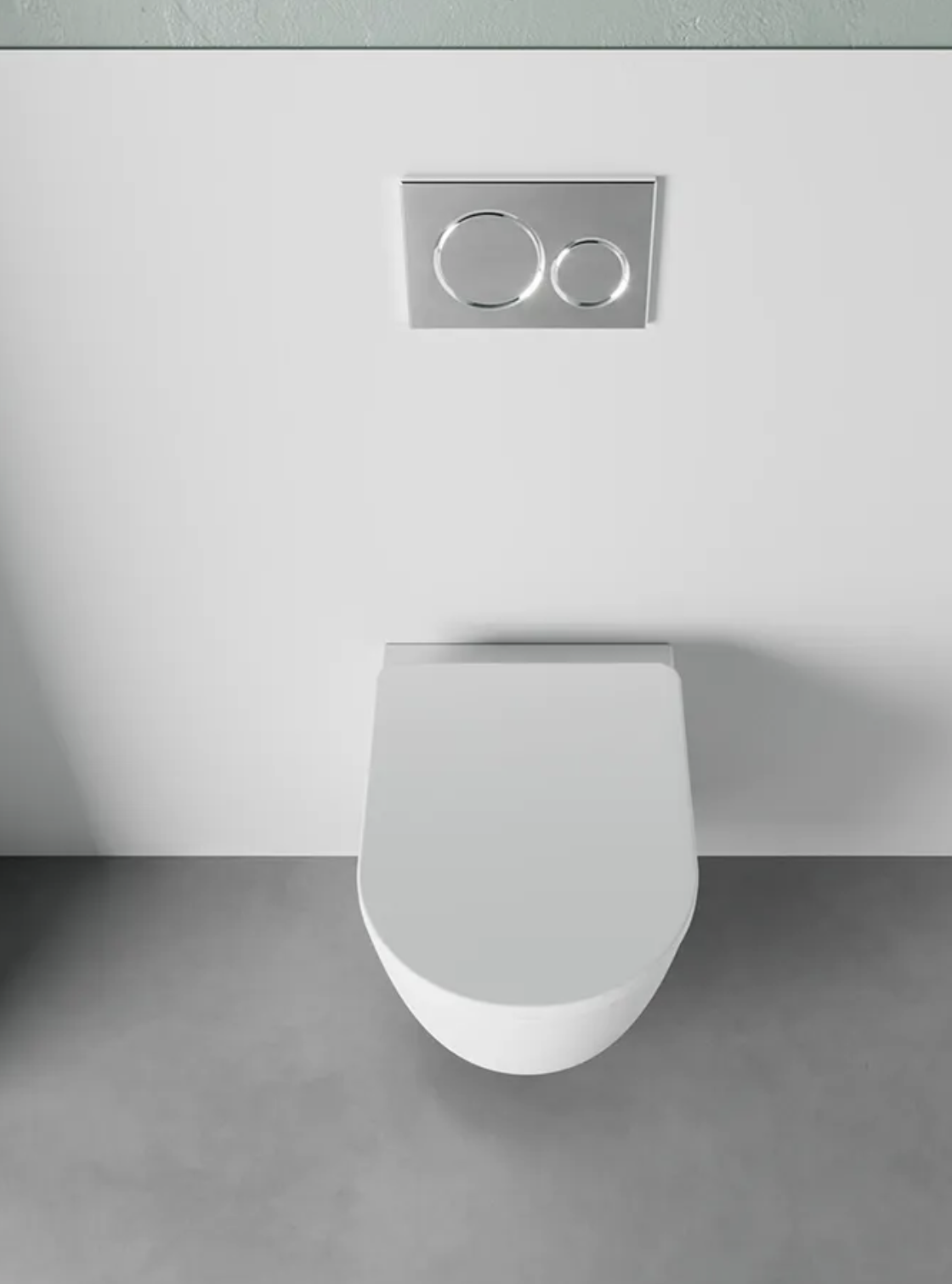 Vaso sospeso in ceramica bianco opaco con sedile soft-close GABRI Regos