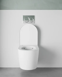 Vaso sospeso in ceramica bianco opaco con sedile soft-close GABRI Regos