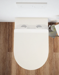 Vaso sospeso rimless in ceramica bianco lucido con copri-wc soft-close €“ SIMONA Regos