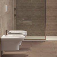 Vaso Sospeso WC Serie Compact In Ceramica Bianco