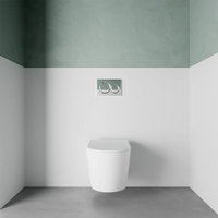 Vaso sospeso in ceramica bianco opaco con sedile soft-close | Vienna