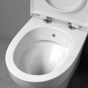 Vaso/Bidet a Terra Accessibile Azzurra Ceramica "Pratica" Bianco Lucido
