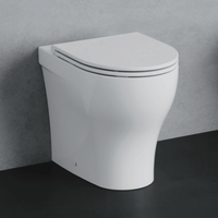 Vaso/Bidet a Terra Accessibile Azzurra Ceramica "Pratica" Bianco Lucido