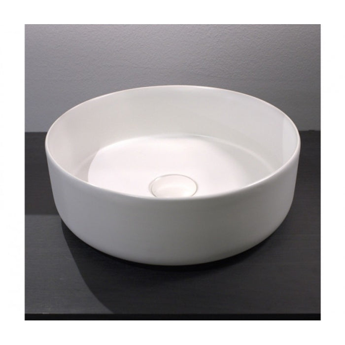 Lavabo da appoggio bianco lucido SPRING LAGOON RIHO 34,6x11,5 cm ceramica