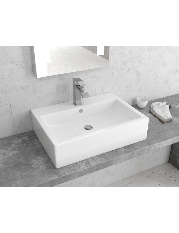 Lavabo da appoggio MISSASSA 61x44x14,5 cm