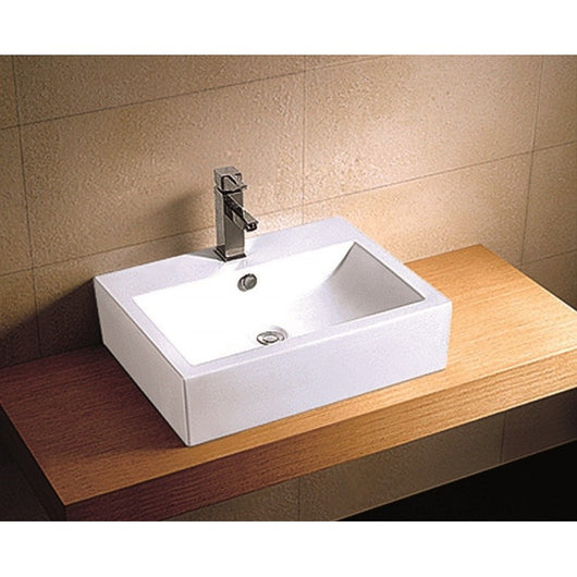 Lavabo da appoggio MISSASSA 61x44x14,5 cm