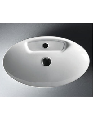 MADIO lavabo ovale da appoggio 61x36,5x12 cm