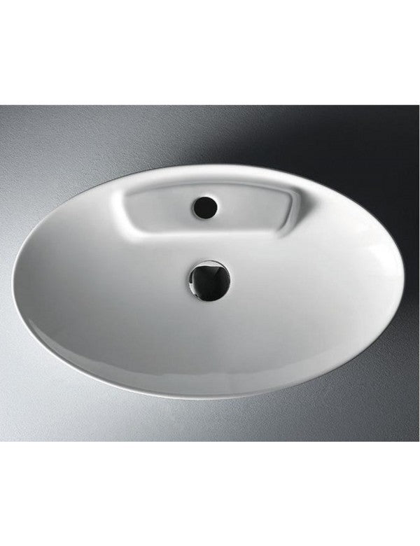 MADIO lavabo ovale da appoggio 61x36,5x12 cm