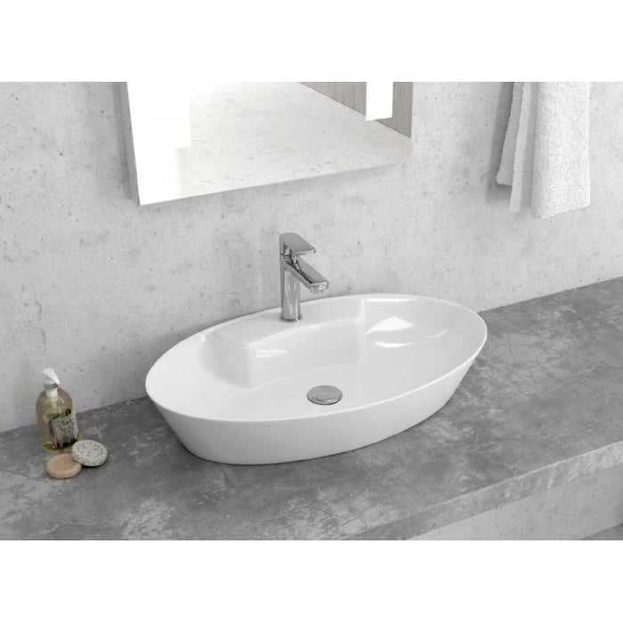 MADIO lavabo ovale da appoggio 61x36,5x12 cm