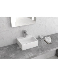 Lavabo rettangolare da appoggio POCRE 34x29,5x12 cm