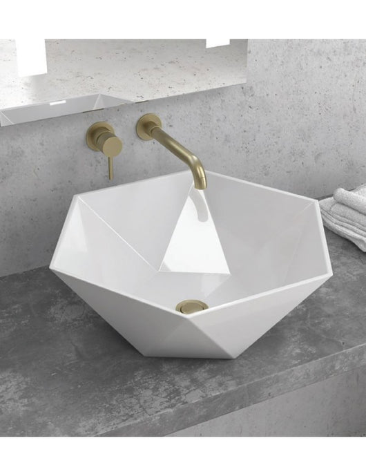 Lavabo da appoggio senza foro MADIO 45x45x17 cm