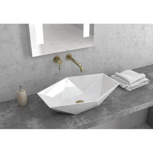 Lavabo da appoggio senza foro MADIO 57x37,5x12,5 cm