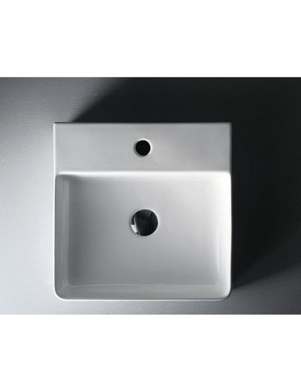 Lavabo quadrato da appoggio PESTAK 42x42x12 cm
