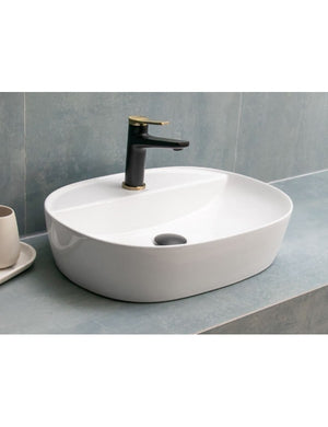 Lavabo ovale da appoggio BE 50,5x38,5x12 cm