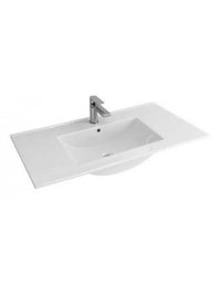 Lavabo rettangolare da incasso 1 foro ROJO 101x47x18 cm