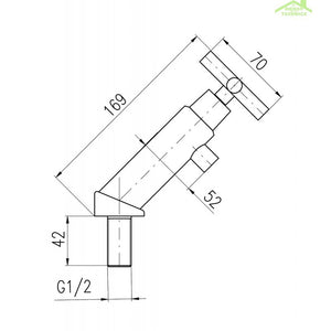 Lavabo rettangolare da appoggio senza foro JEY 49x39,5x15 cm