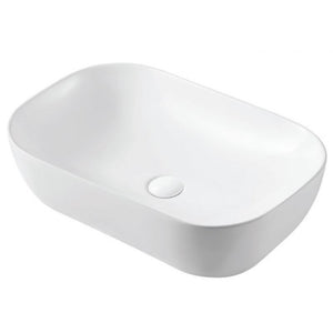 Lavabo MILOS bianco da posizionare su mobile bagno 60x39x14,5 cm